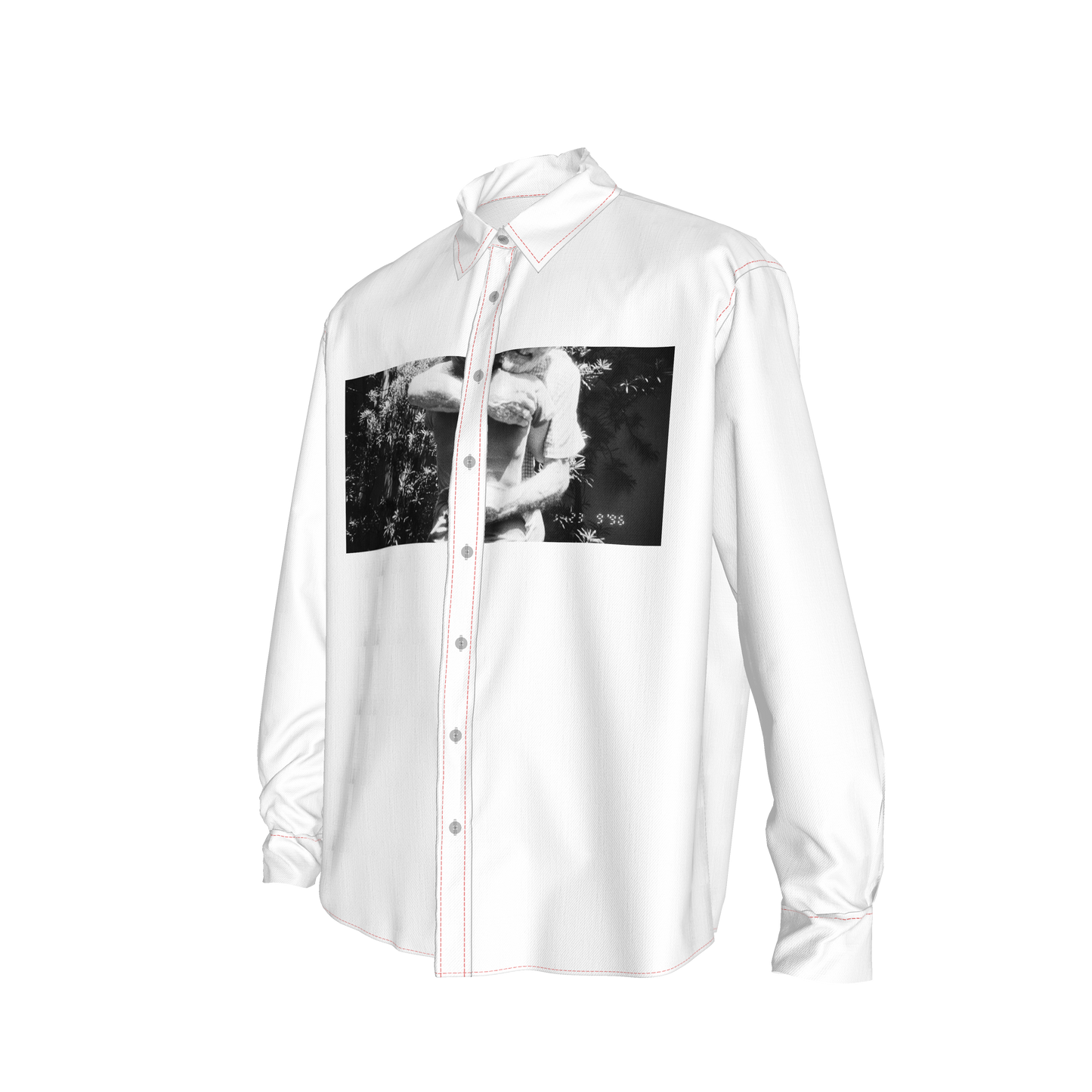 abrazos white button up shirt