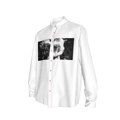 abrazos white button up shirt
