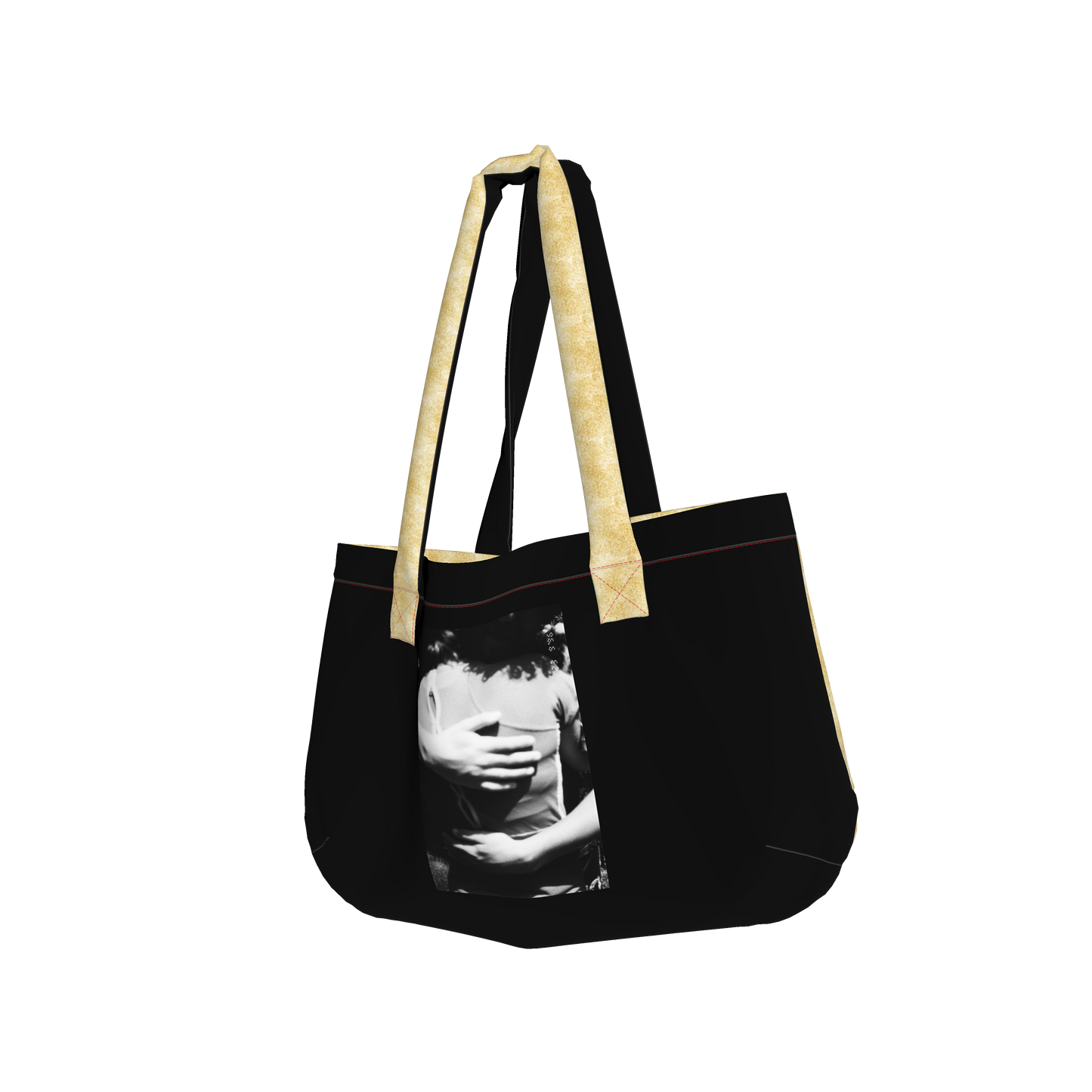 large tote bag - abrazos large tote bag  in Stretch Organic Cotton Twill