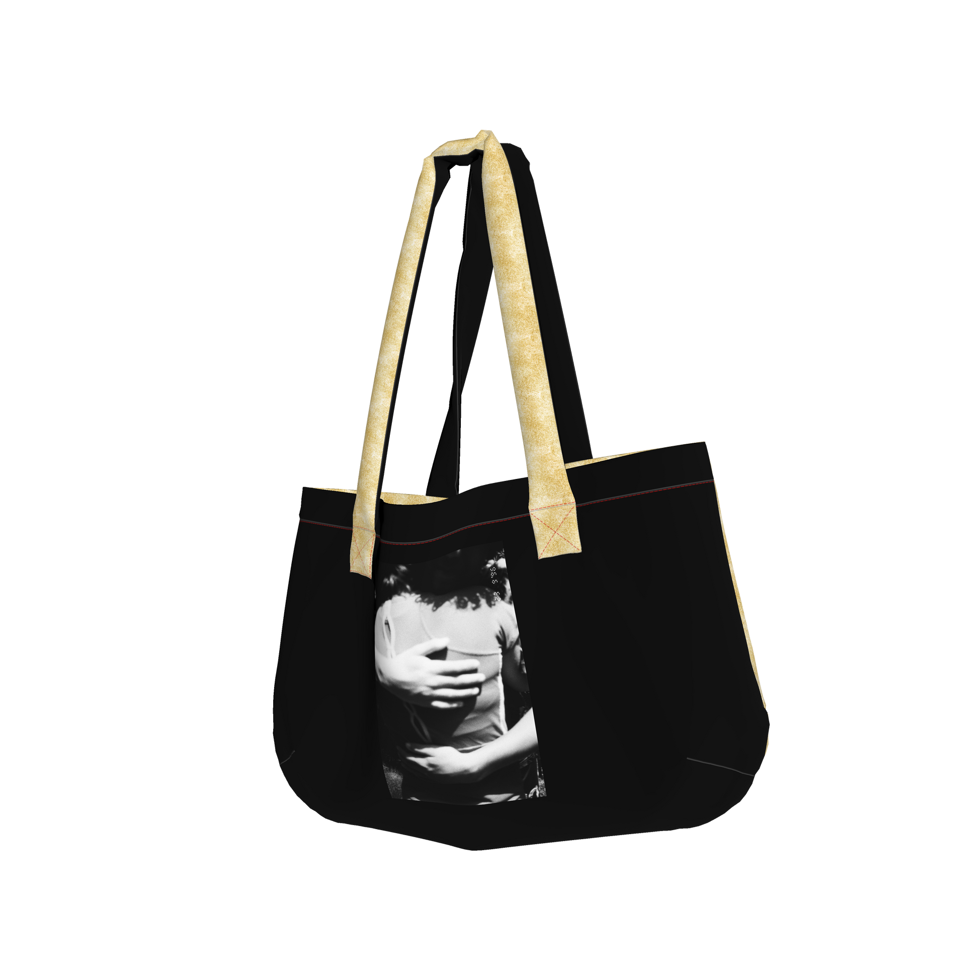 large tote bag - abrazos large tote bag  in Stretch Organic Cotton Twill