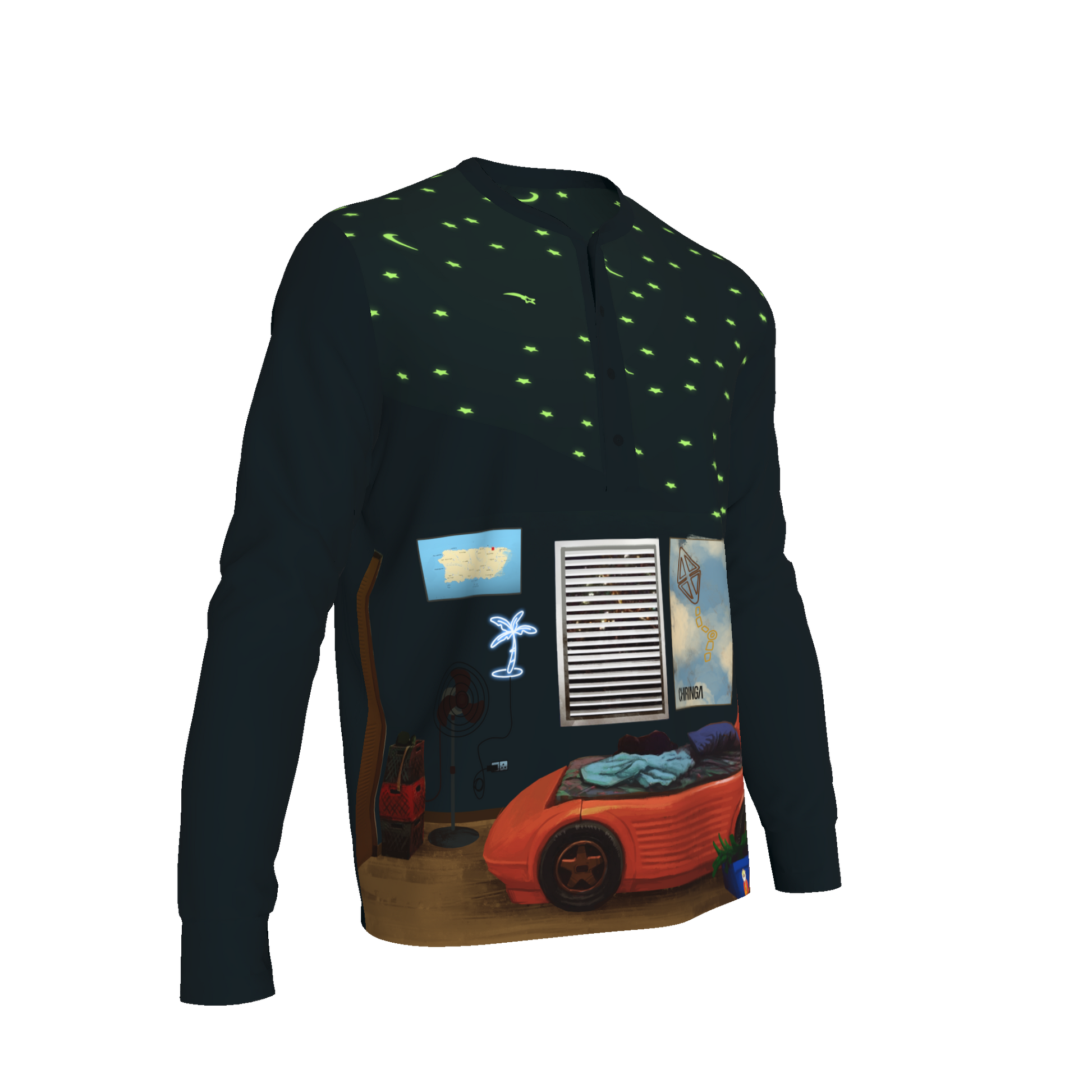 Víspera de Reyes Henley Shirt 