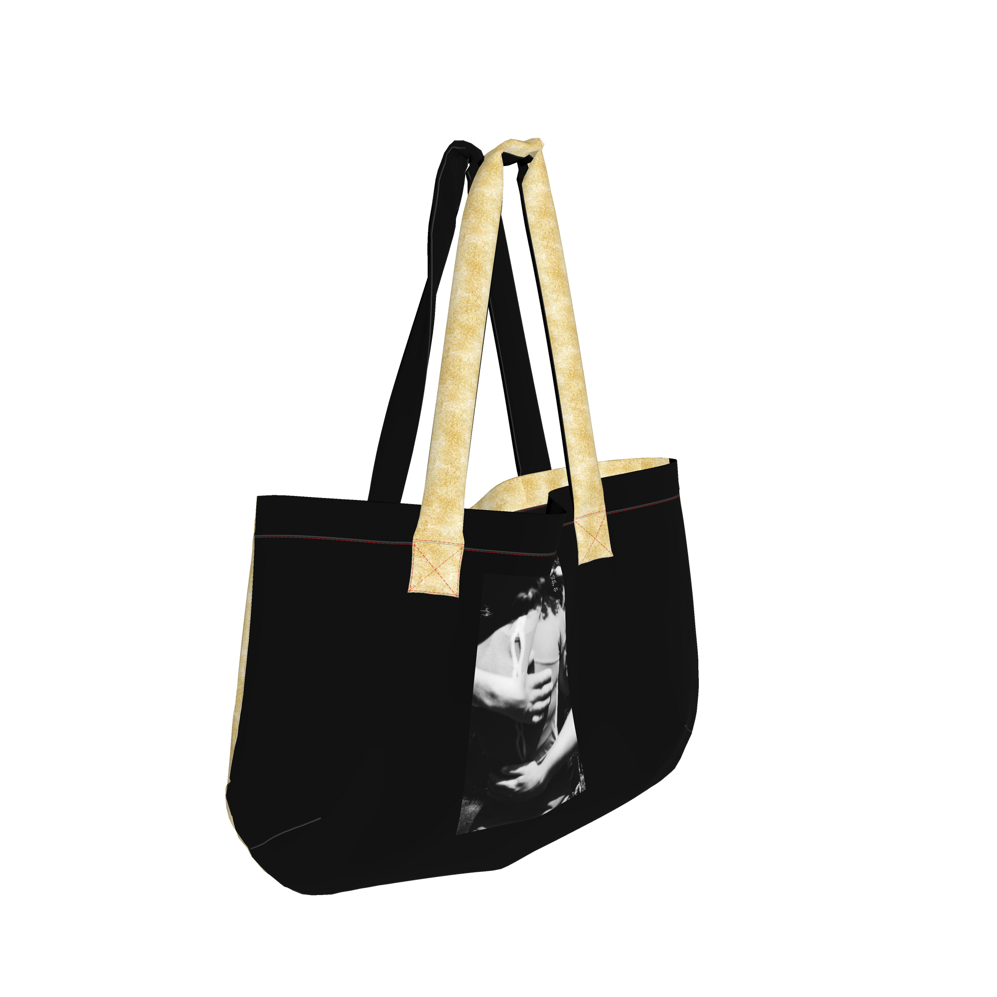 large tote bag - abrazos large tote bag  in Stretch Organic Cotton Twill