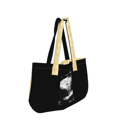 large tote bag - abrazos large tote bag  in Stretch Organic Cotton Twill