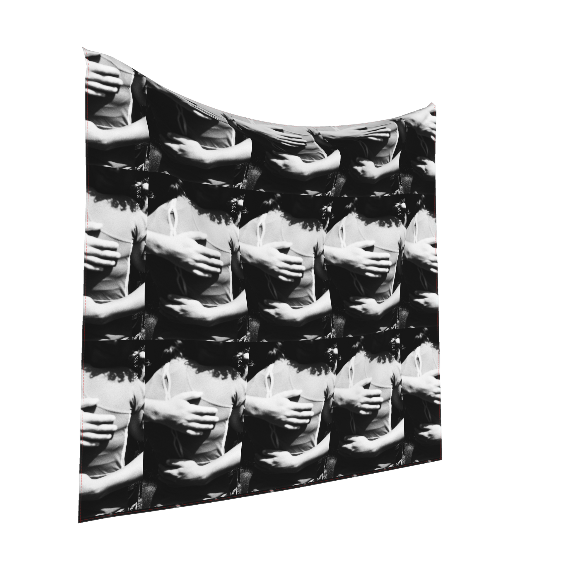 abrazos scarf in black 