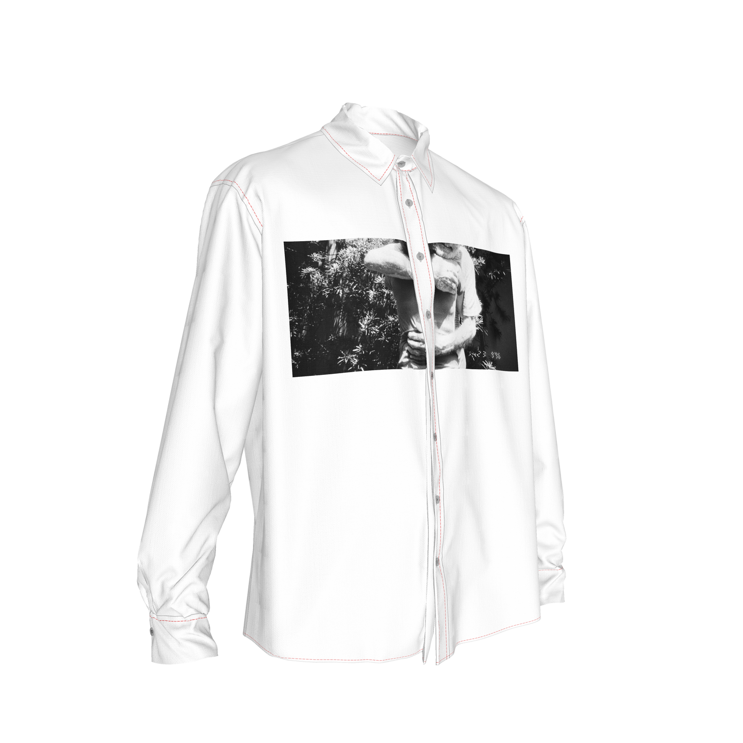abrazos white button up shirt