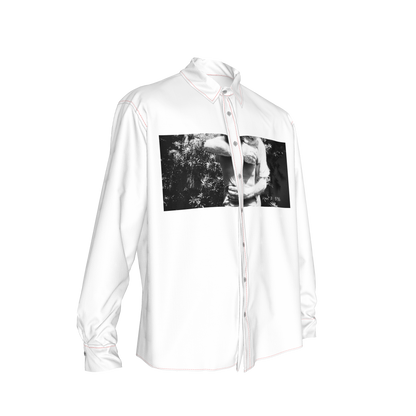 abrazos white button up shirt