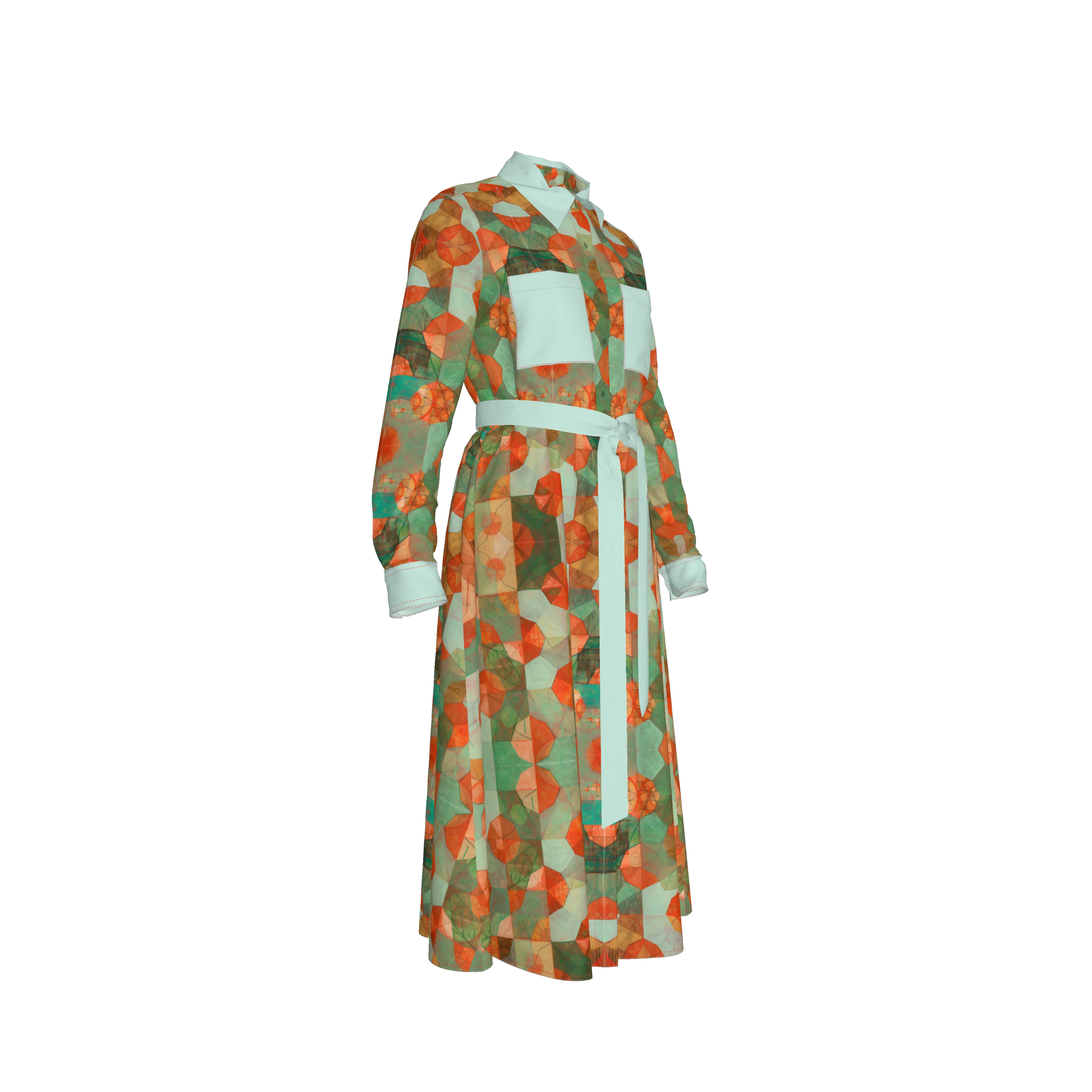 Lotus Born Shirt Dress