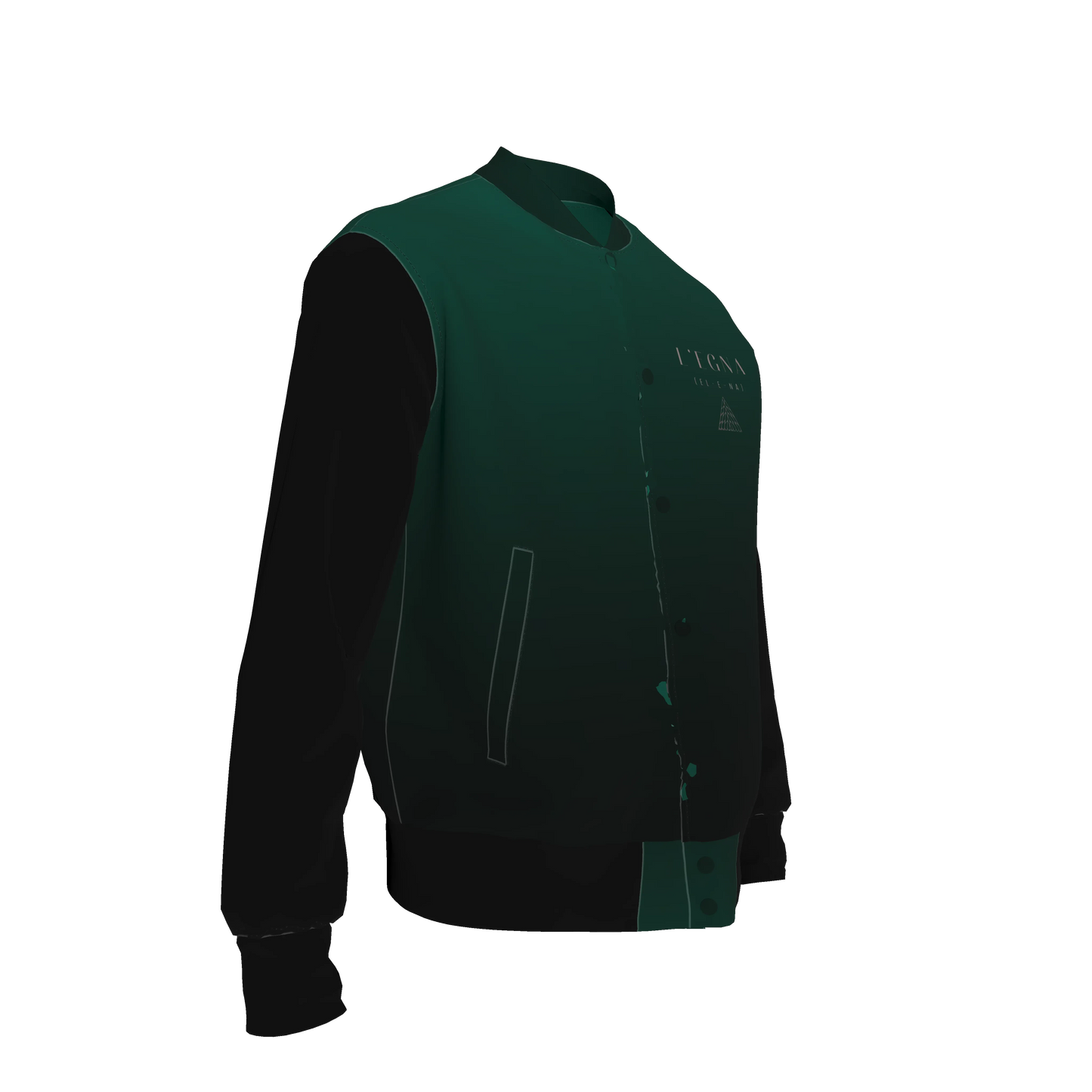 L'EGNA RISING (SIGNATURE  EMBLEM) VARSITY JACKET