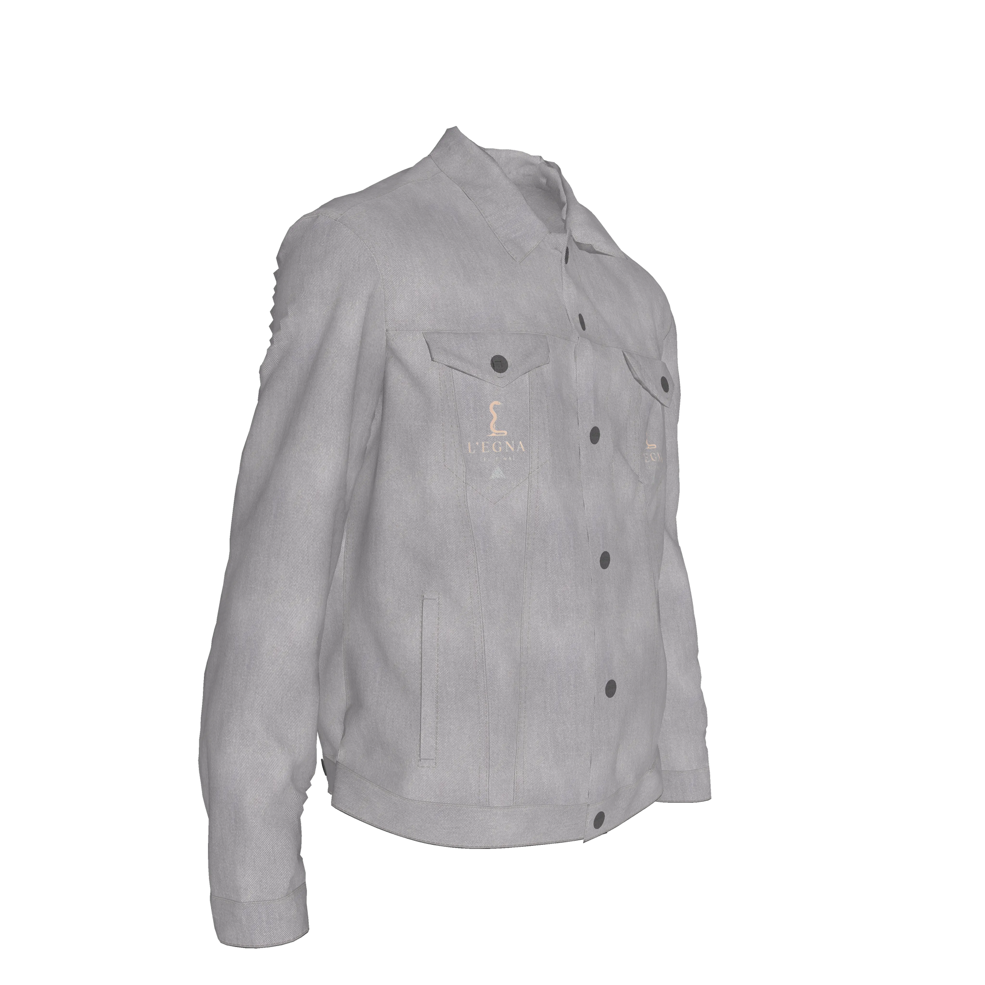 L'EGNA RISING 'DARK GRAY' Jean Jacket Copy