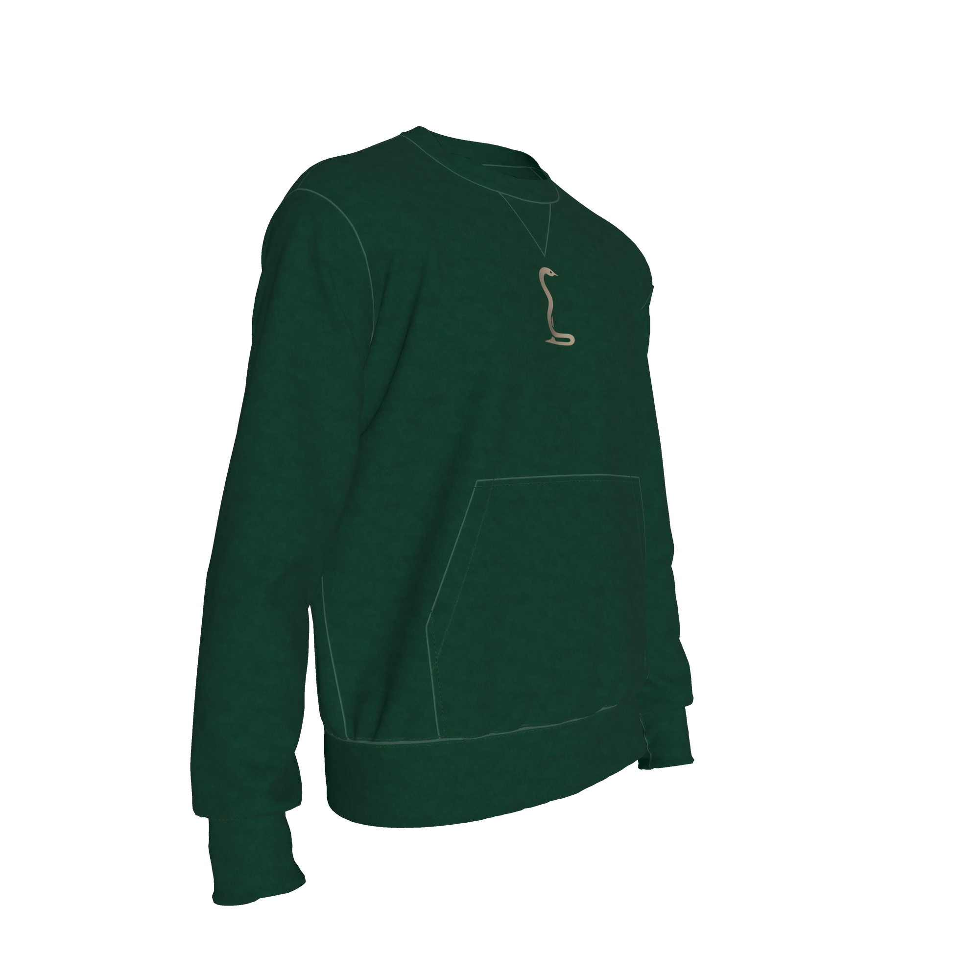 L'EGNA RISING 'Sovereign Veil' Crewneck Sweater (DARK GREEN)