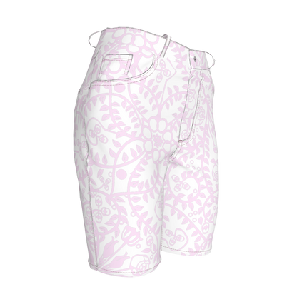 Shoosty Pink Slim Jeans Shorts