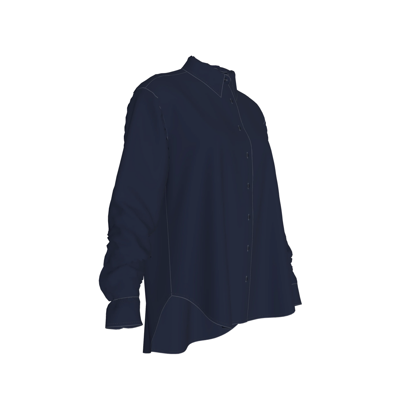 L'EGNA RISING MIDNIGHT COVENANT Oversized Button-Up