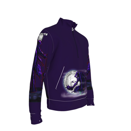 Tailored Quarter-Zip Sweatshirt – Midnight Hunter