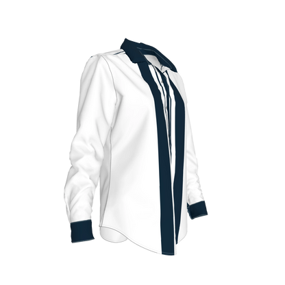 Striped Button Front Shirt