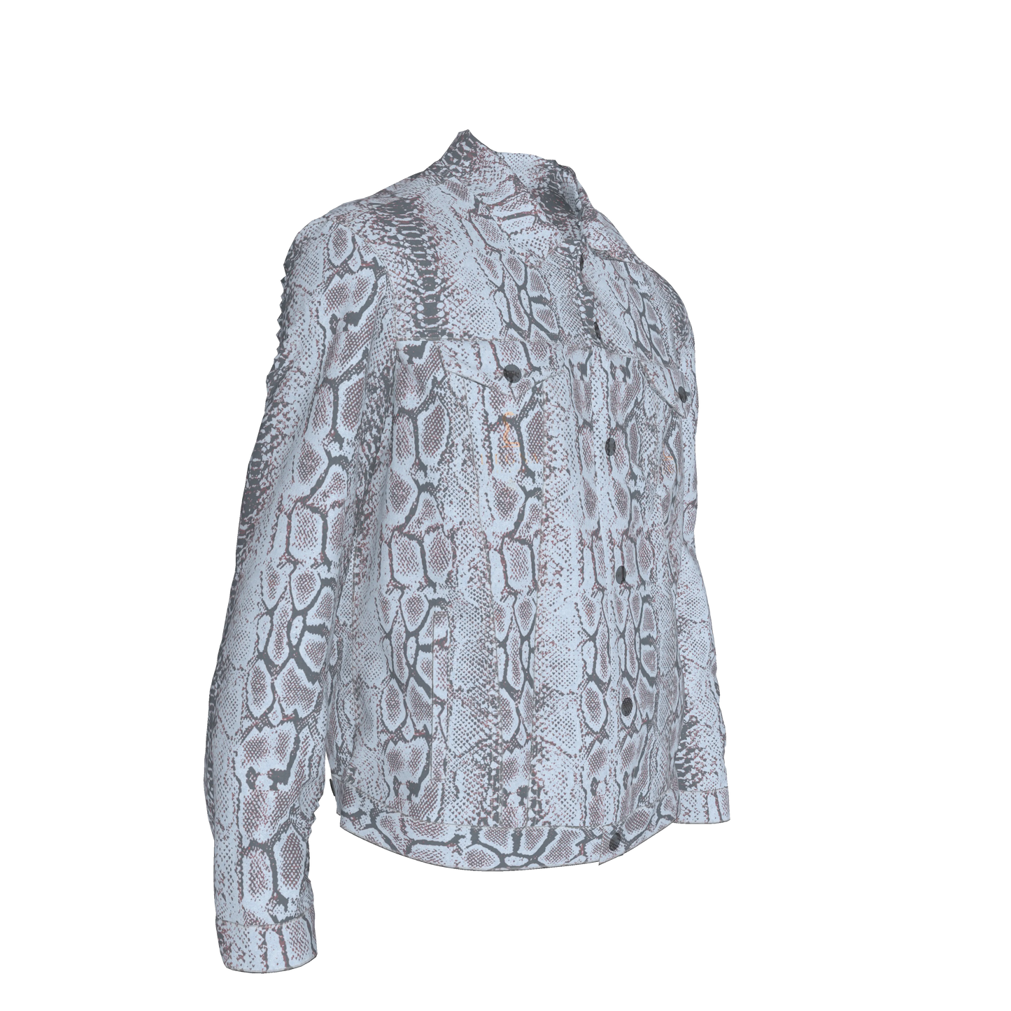 L'EGNA RISING 'SNAKESKIN' Jean Jacket