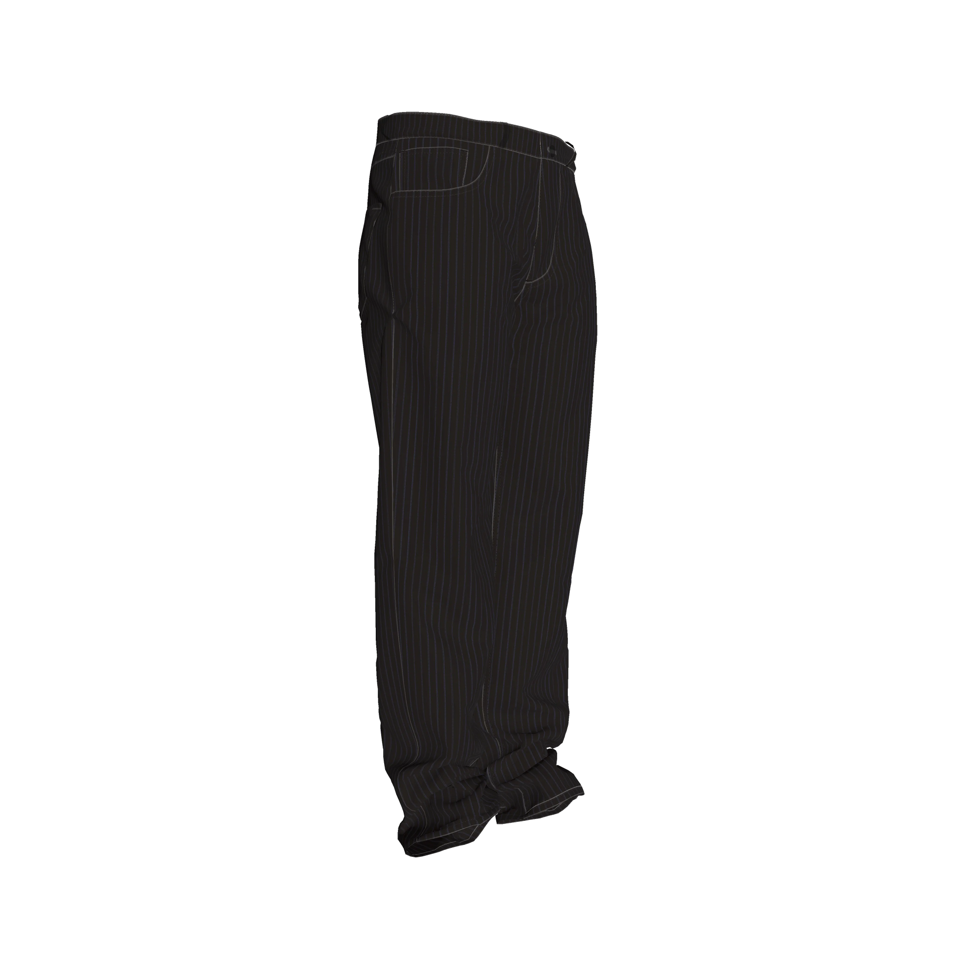 Brown on Black Pinstriped Premium Men’s Pant’s