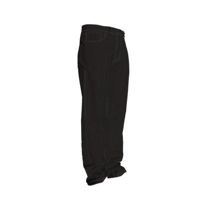 Brown on Black Pinstriped Premium Men’s Pant’s