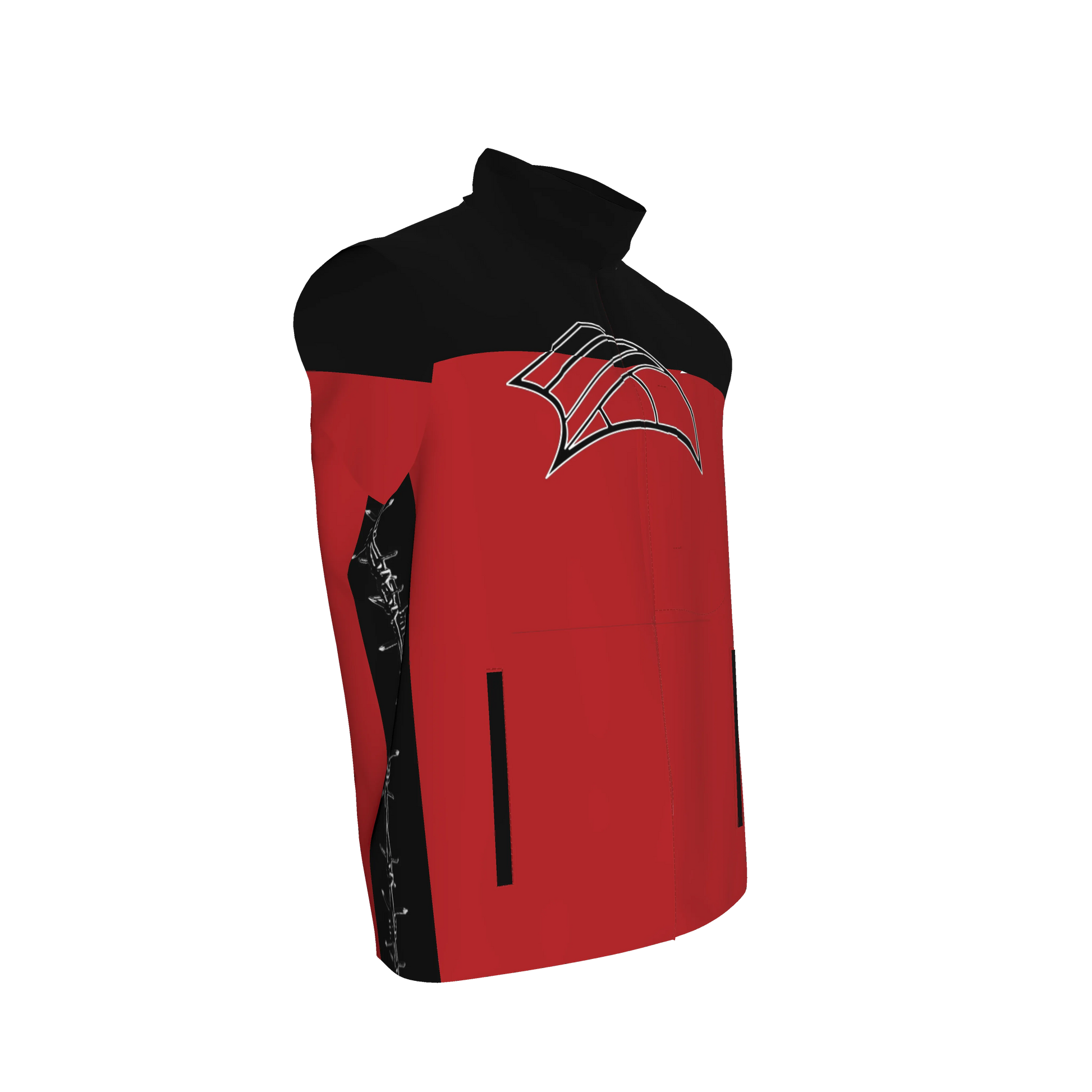 Invert plain knit vest