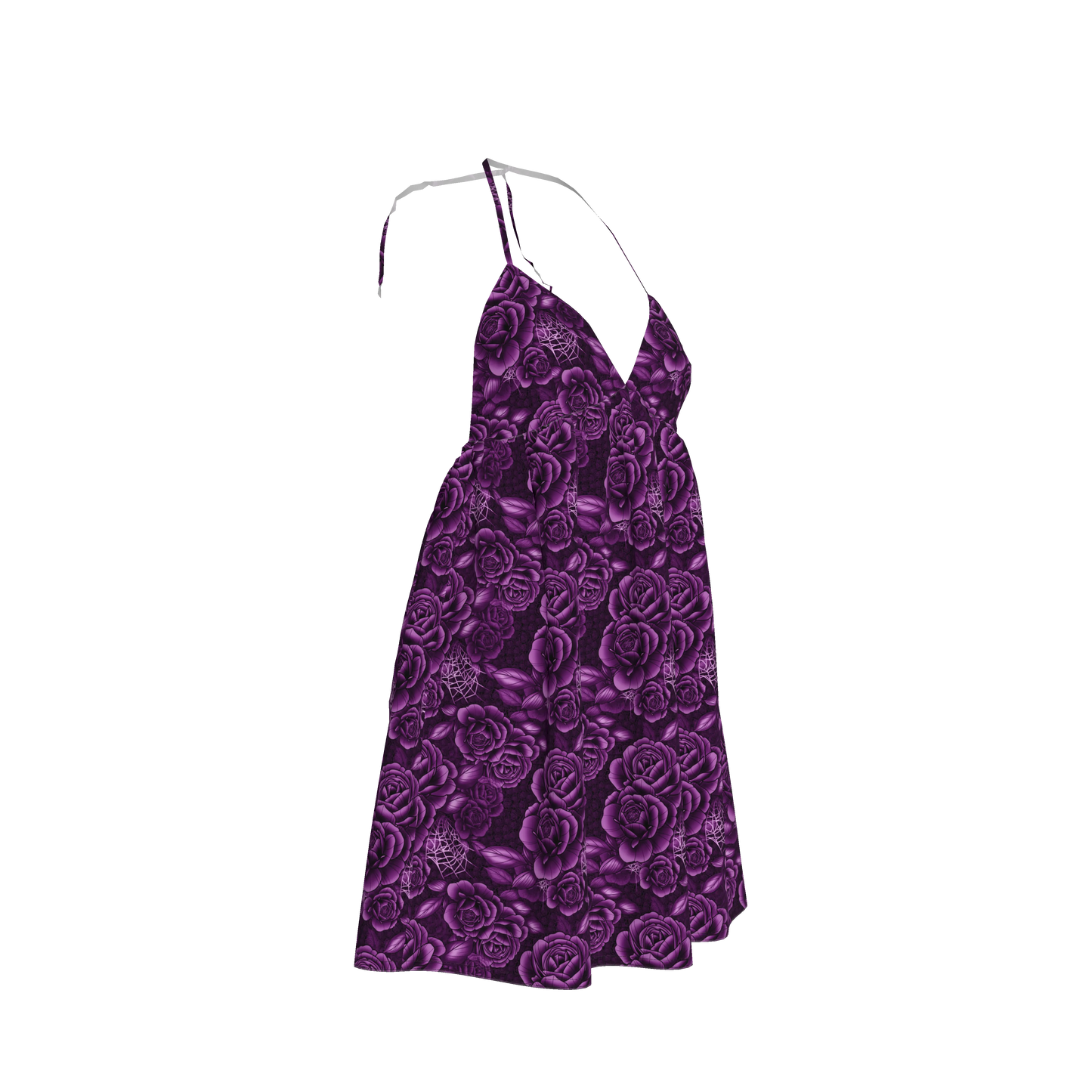 Purple Baby Doll Dress