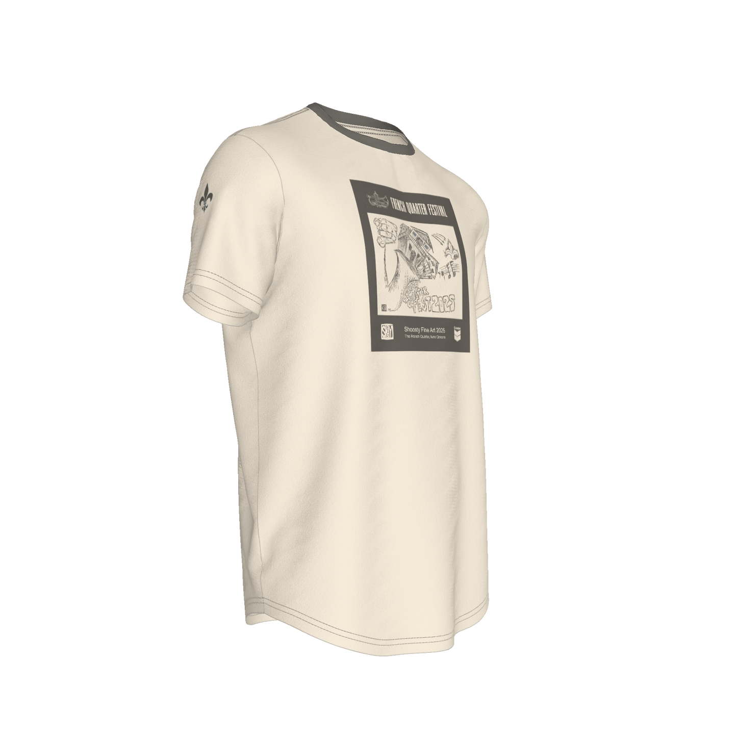 French Quarter Fest 2025 Fitted T-Shirt