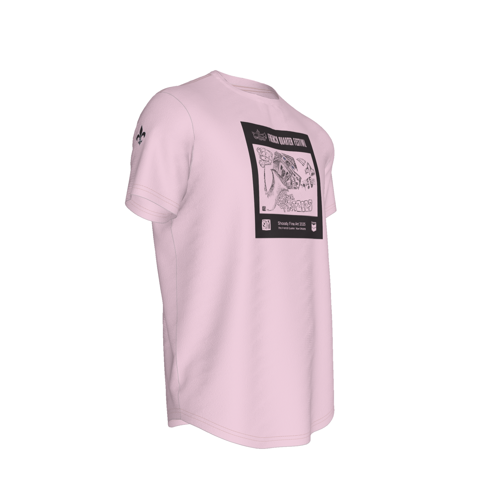 French Quarter Fest 2025 Fitted T-Shirt