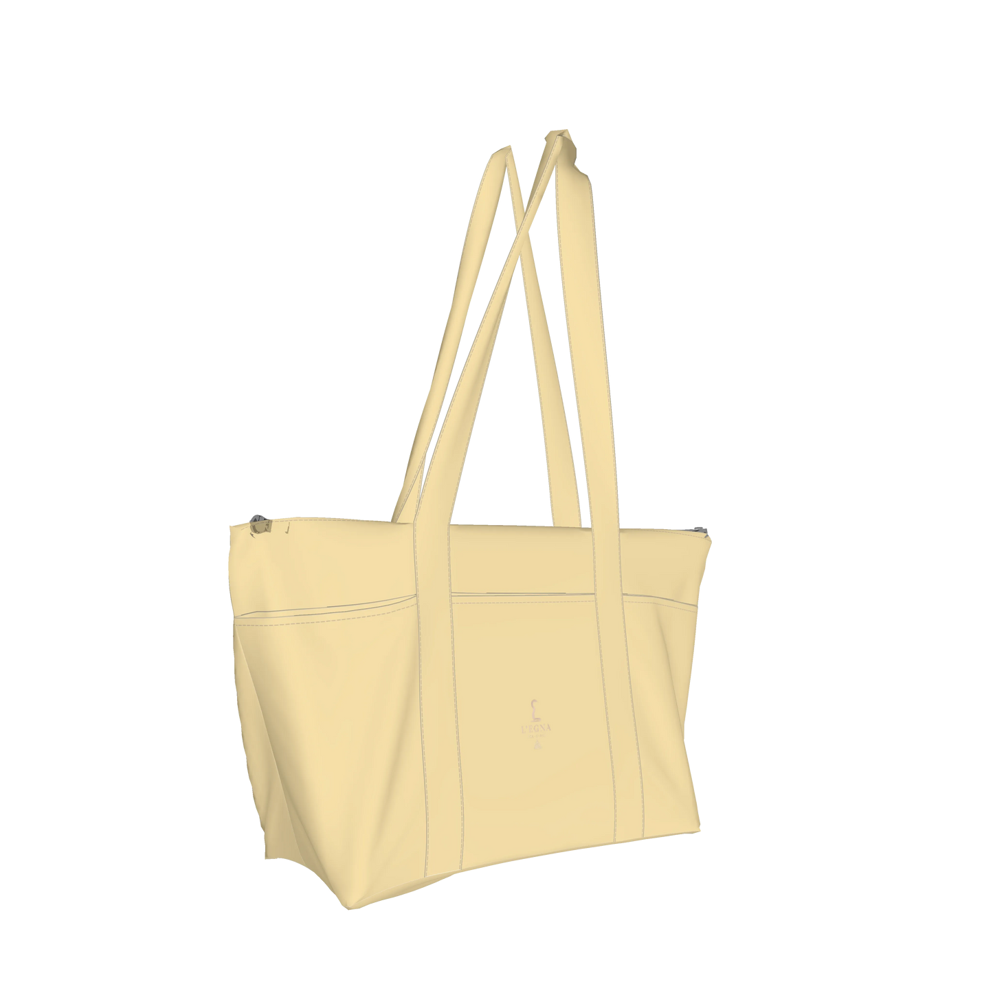 L'EGNA Rising BUTTER SILK Seven Pocket Tote
