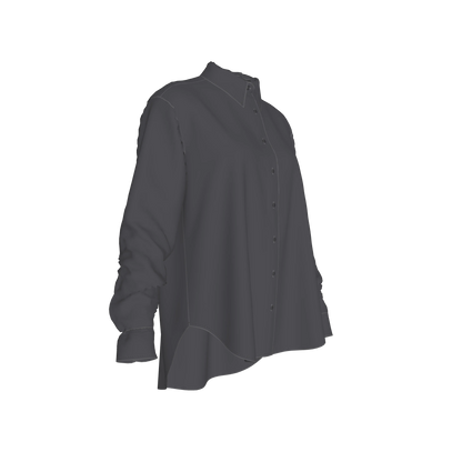 L'EGNA RISING SPARROW'S SHADOW Oversized Button-Up