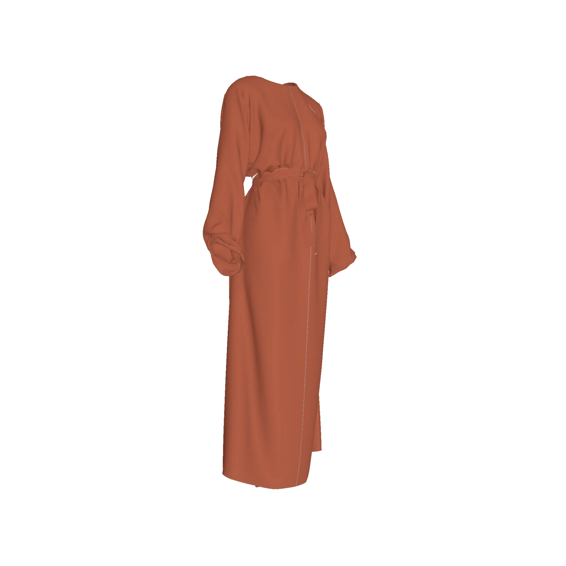 L'EGNA RISING Abaya Dress (RUST)