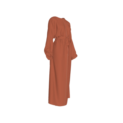 L'EGNA RISING Abaya Dress (RUST)