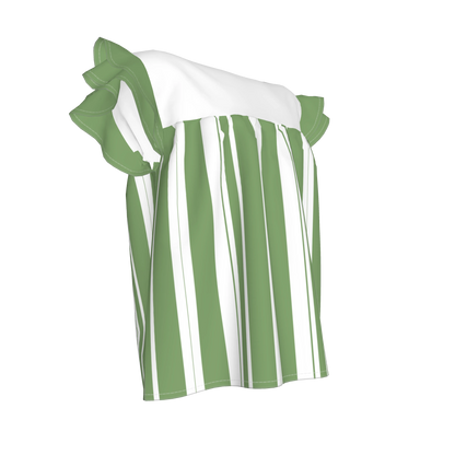 Ruffled Sleeve Top