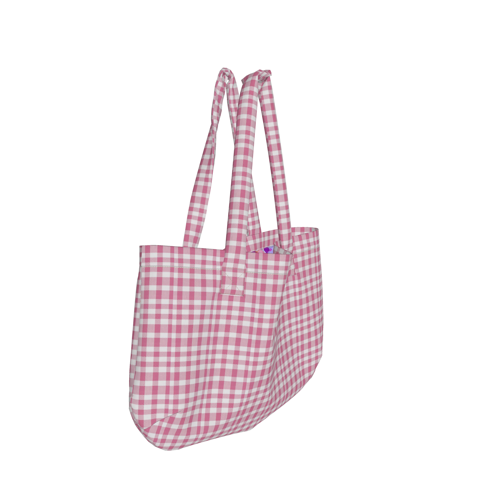 Large Tote Bag in Heavyweight Stretch Cotton Denim