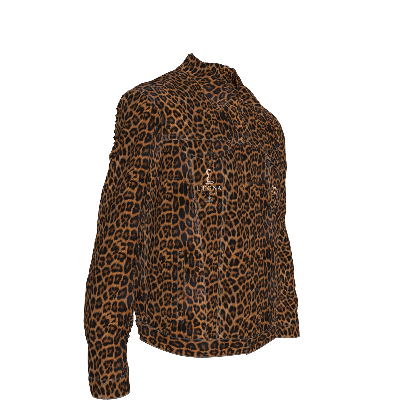 L'EGNA RISING 'LEOPARD' Jean Jacket