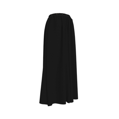 L'EGNA RISING (BLK) Satin Palazzo Pant