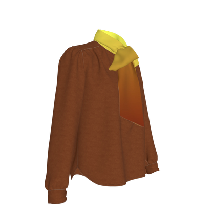 Bow Blouse in Pima Cotton Poplin