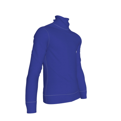 Pullover Fitted Turtleneck - Lightweight Organic Cotton