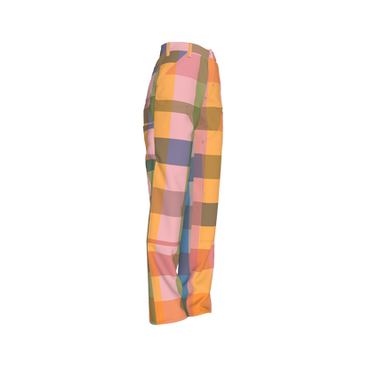 Mua Women's Signature Gingham Carpenter Pant