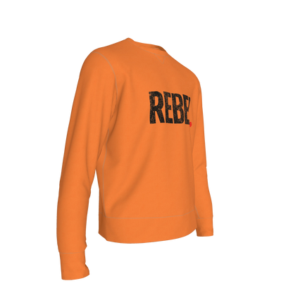Orange Tailored Crewneck Sweatshirt