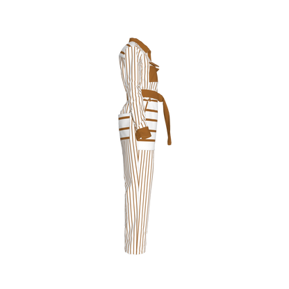 Button Front Jumpsuit