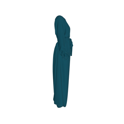 L'EGNA RISING Abaya Dress (TEAL)