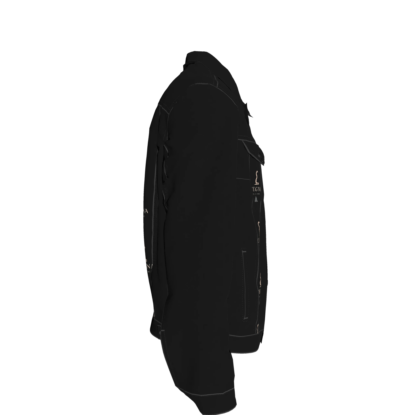 L'EGNA RISING 'BLACKOUT' Jean Jacket (ALL OVER PRINT)