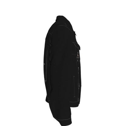 L'EGNA RISING 'BLACKOUT' Jean Jacket (ALL OVER PRINT)