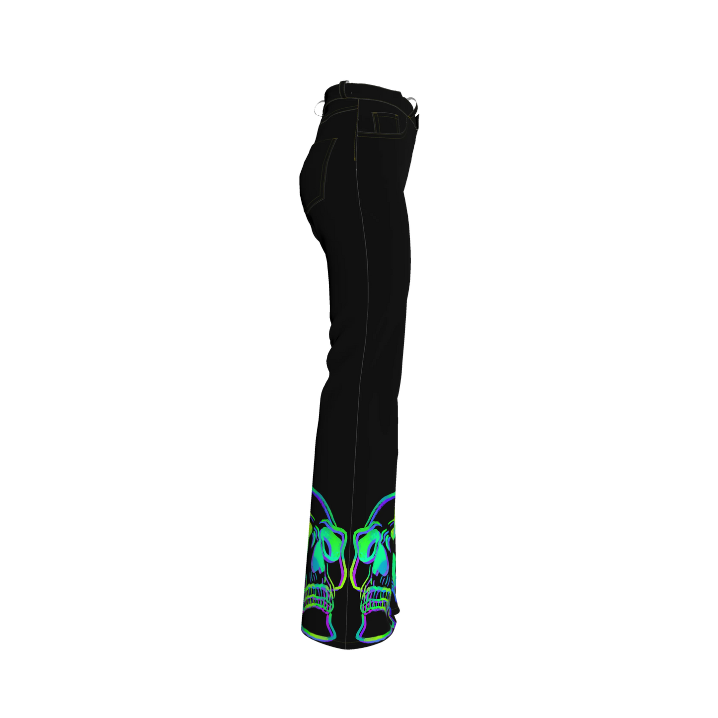 Glo-skull Bellbottoms