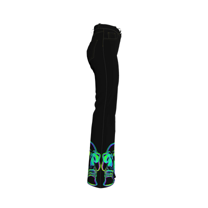 Glo-skull Bellbottoms