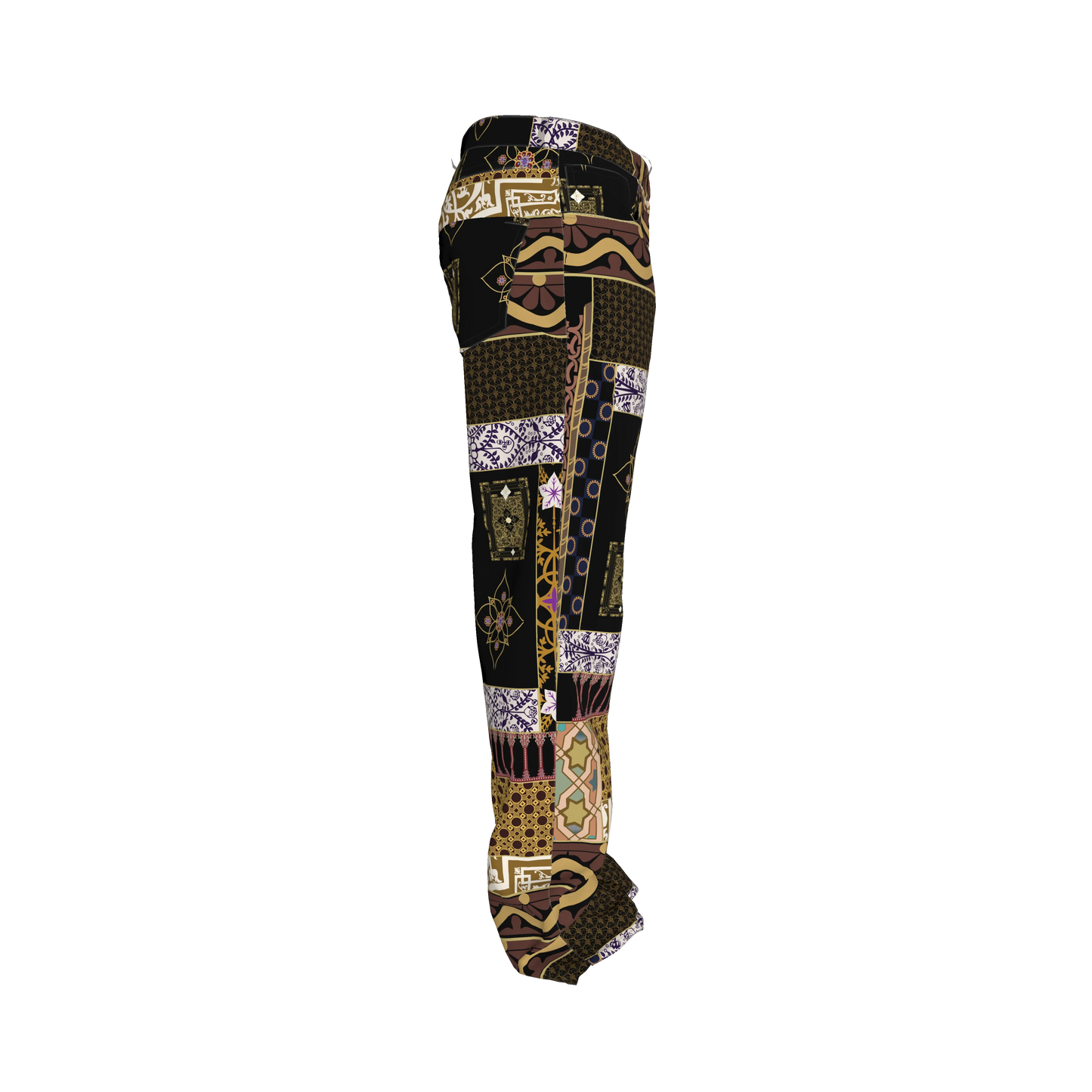 Andre Relaxed Fit Jeans in Heavy Stretch Cotton Twill