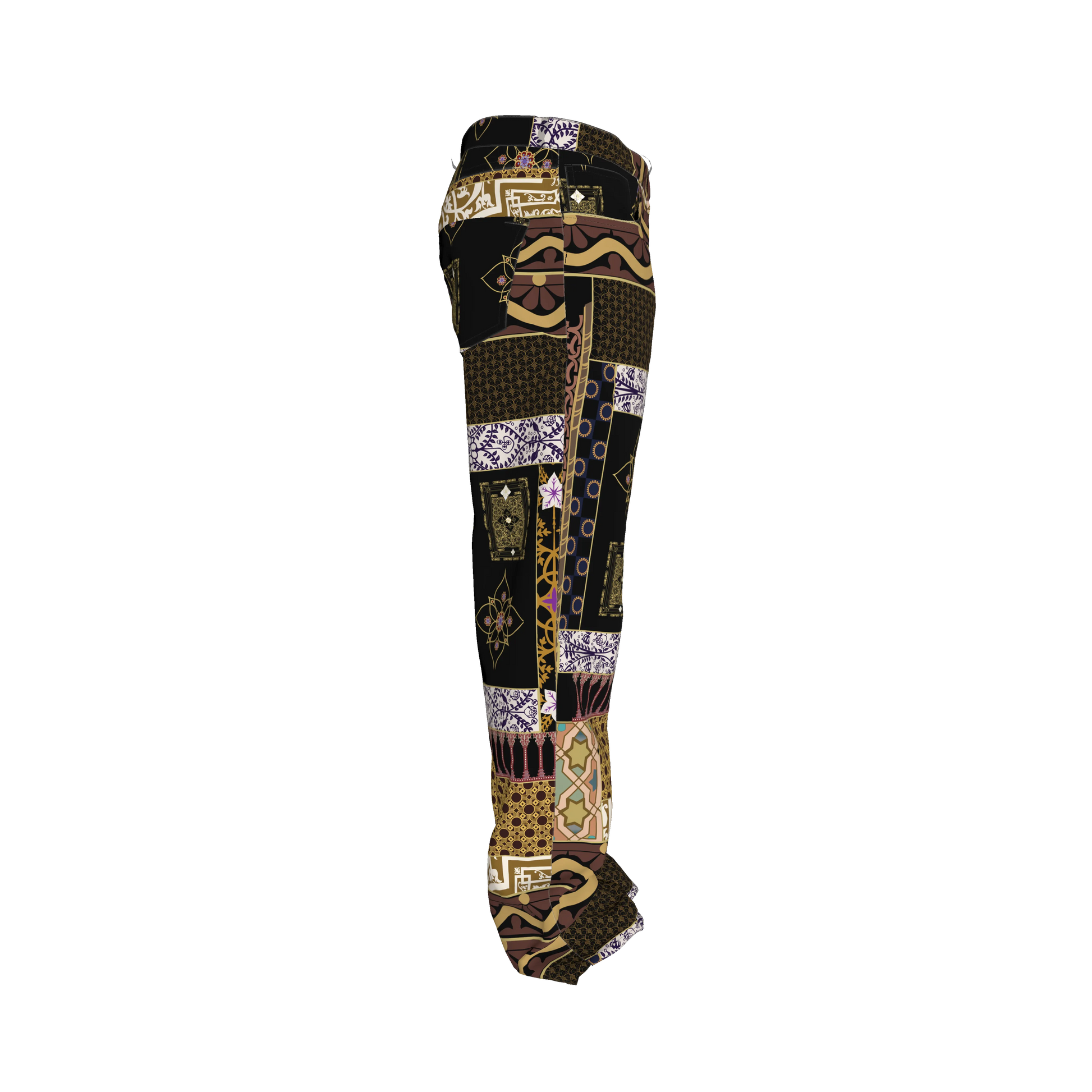 Andre Relaxed Fit Jeans in Heavy Stretch Cotton Twill