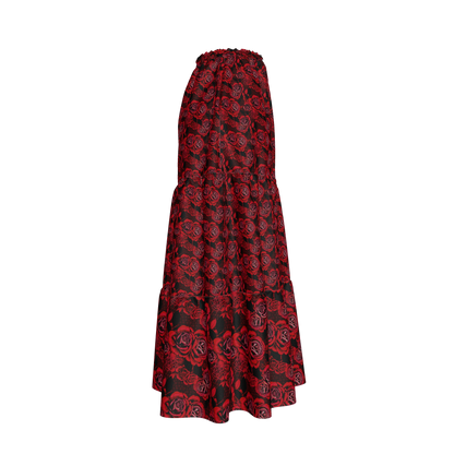 Red Rose Tiered Skirt