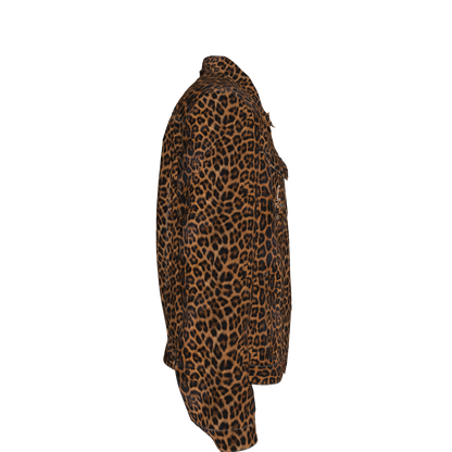 L'EGNA RISING Wild Style Jean Jacket (LEOPARD)