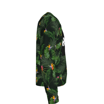 Tailored Crewneck Sweatshirt – Tropical Rebel Print