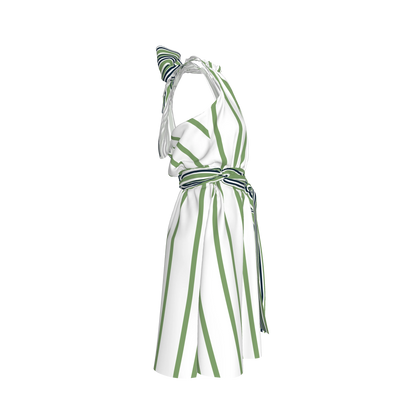 Knee Length Halter Dress 