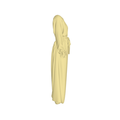 L'EGNA RISING Abaya Dress (CREAM)